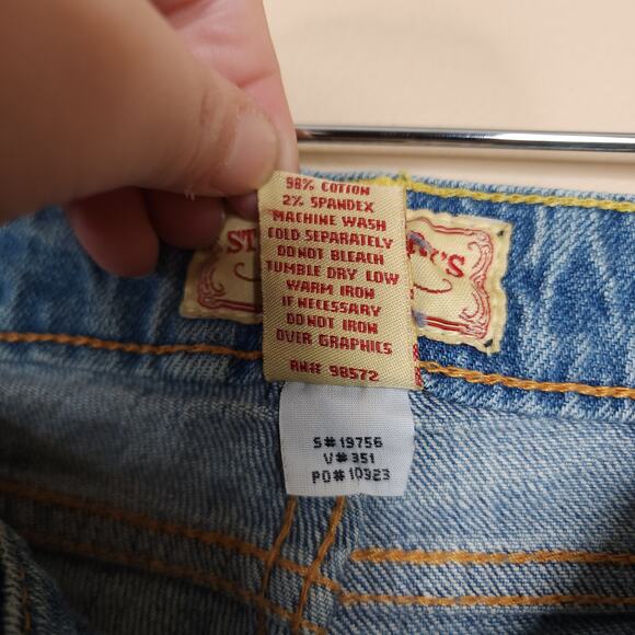 Steve and Barry's Boot Cut Stretch Denim Jeans Size 2 - Picture 11 of 12